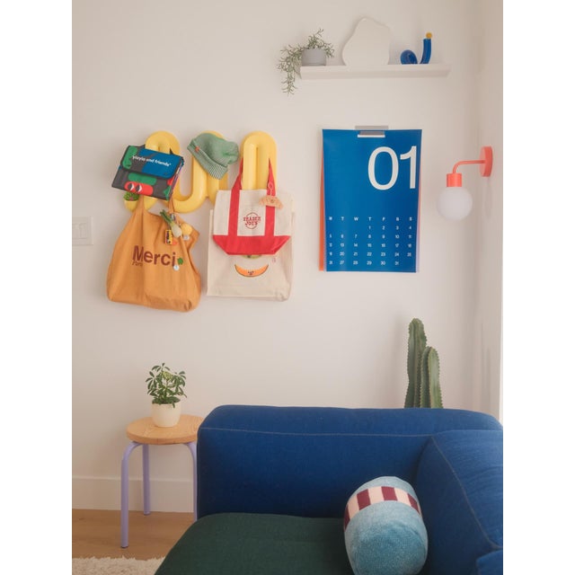 Robert Heller Heller Swell Wall Catchall Catch-All Organizer Anna Dawson Coat Rack Hellerware For Sale - Image 4 of 5