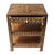 Handcrafted in India from richly toned teak, this vintage bedside table showcases exquisite hand-laid inlay work with...