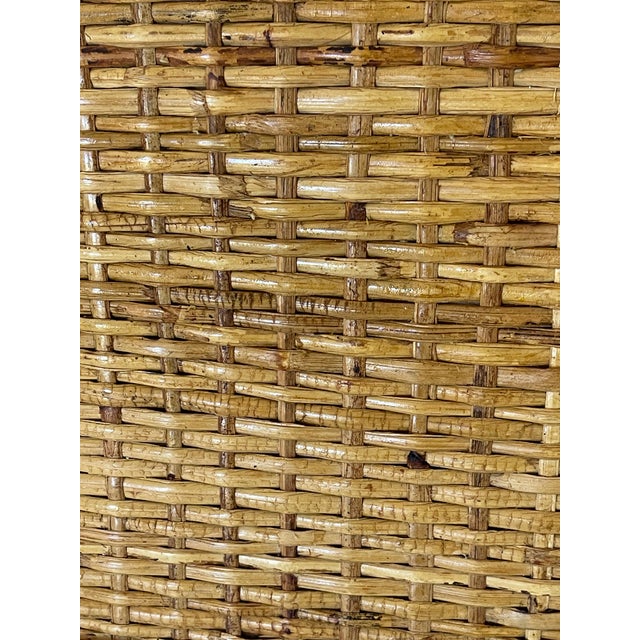 Coastal Mid 20th Century Rattan Bamboo Tray For Sale - Image 3 of 3