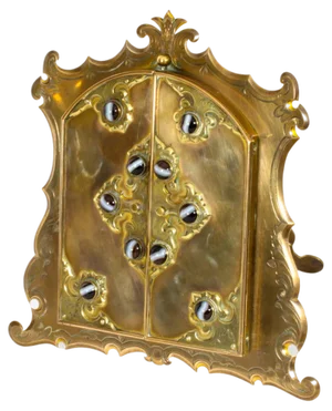 Antique Mounted Easel Photo Frame, 1800s