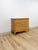 Primitive Scrubbed Pine Three Drawer Dresser Dovetail Porcelain Knobs Vintage For Sale - Image 4 of 14