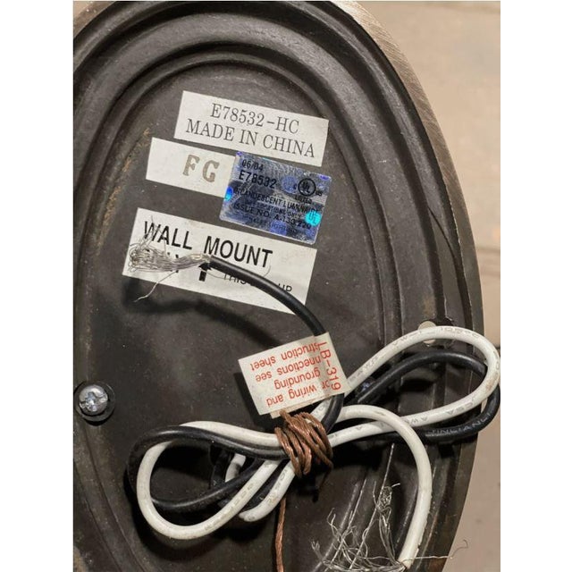 2000 - 2009 Hinkley Lighting H4640 1 Light Indoor Wall Sconce Base Cambridge Collection - Set of 2 For Sale - Image 5 of 5