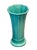 Mid-Century Modern Vintage-Inspired Fiesta Art Deco Turquoise Flower Vase | Medium 36 Oz Fully Vitrified Ceramic Vase | Made in the Usa For Sale - Image 3 of 6