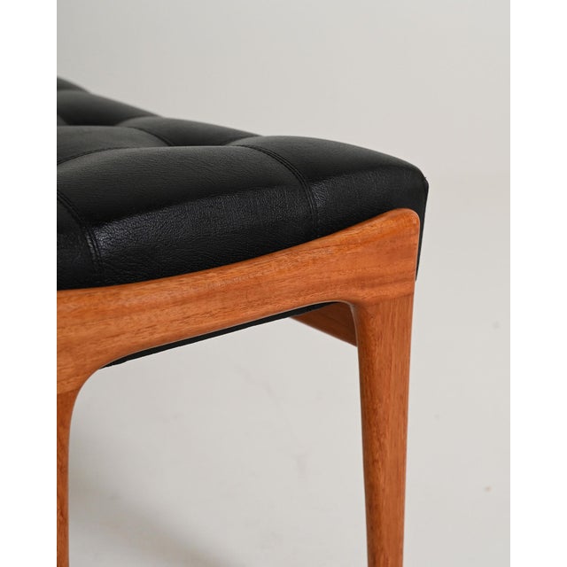 Bröderna Andersson Upholstered Stool, Sweden, 1960s For Sale - Image 3 of 6