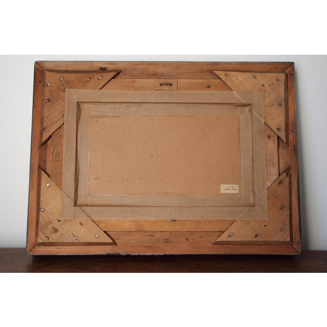 Max Jensen, Maritime Scene, Gouache on Paper, 19th Century, Framed For Sale - Image 5 of 6