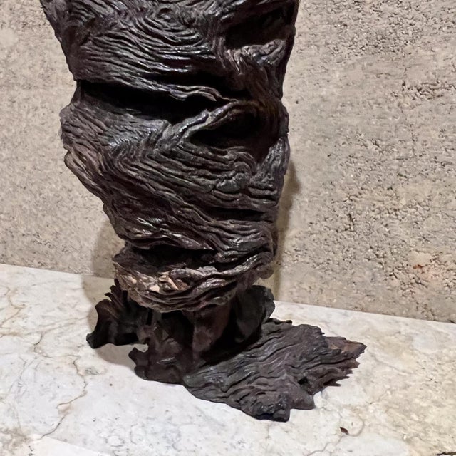 1970s Modern Art Wood Root Sculpture Organic Form For Sale - Image 9 of 10