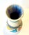 Signed U Keramic Especially Cool Mid 20th Century Modern Hand Painted West German Art Pottery Vase. For Sale - Image 4 of 5