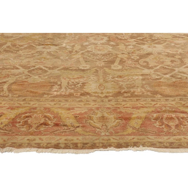 Vintage Turkish Oushak Rug, 08'11 X 11'09 For Sale - Image 4 of 9