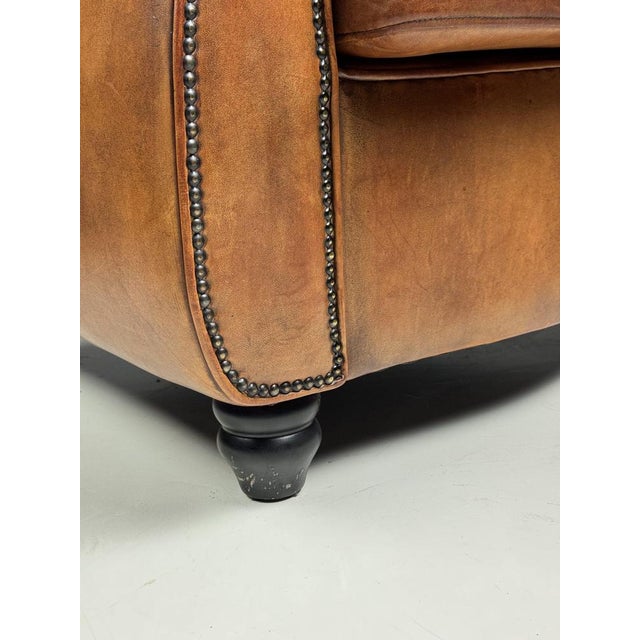 Sheepskin Club Chairs, Set of 2 For Sale - Image 10 of 18