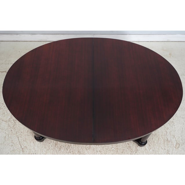 Baker Mahogany Barbara Barry Oval Dining Table For Sale - Image 16 of 18