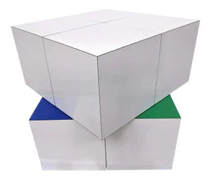 1990s George d'Amato Minimalist Cube Sculpture