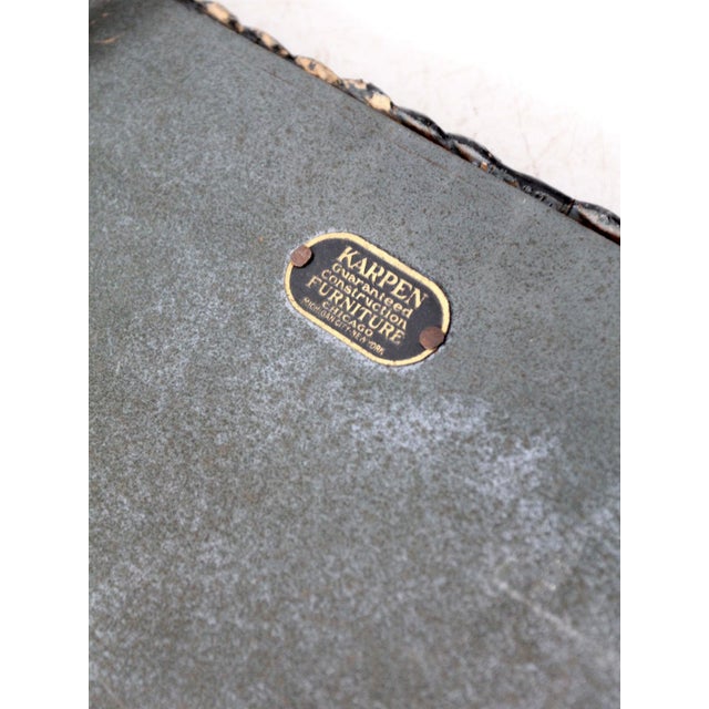 Antique Karpen Furniture Side Table For Sale - Image 4 of 12
