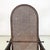 Wood Art Deco Dark Wood and Straw Armchair with Reclining Backrest, 1890s For Sale - Image 7 of 18