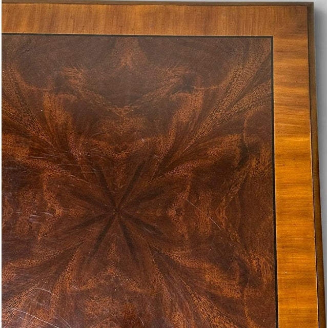 Pair of Vintage Drexel Heritage Chinese Chippendale Burlwood End Tables For Sale - Image 13 of 18