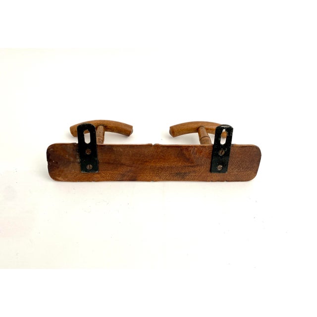 French Antique Hat / Coat Rack Wall Mounted For Sale In Los Angeles - Image 6 of 6