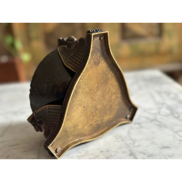Early 20th Century Bronze and Serpentine Ashtray attributed to Albin Müller, 1920s For Sale - Image 12 of 15