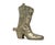 Vintage Brass Boot With a Moveable Spur For Sale - Image 4 of 11