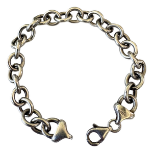 Vintage Sterling Silver Chain Bracelet