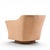 Brown Edward Wormley for Dunbar Style Mid Century Walnut Swivel Lounge Chairs - Pair For Sale - Image 8 of 12