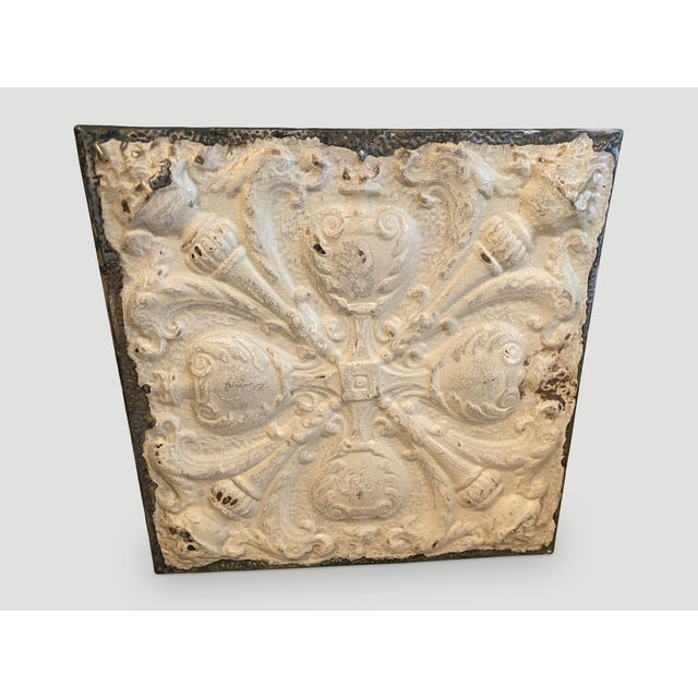 Antique Tin Ceiling Remnant For Sale - Image 4 of 18