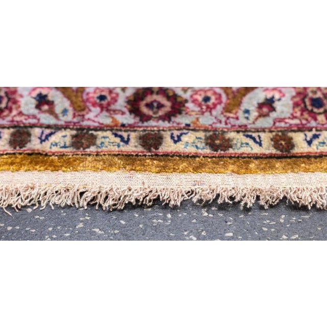 Textile Antique Souf Kashan Rug 8' x 11'8'' For Sale - Image 7 of 12