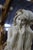 Plastic Art Nouveau Style Figural Gilt Wall Mirror With Maiden and Floral Motif For Sale - Image 7 of 8
