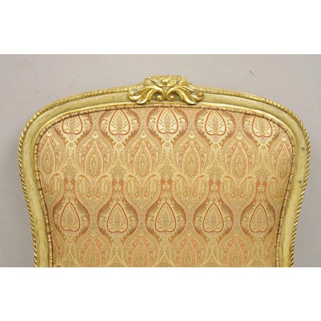 Wood Oscar De La Renta Home Century Furniture Italian Neoclassical Lounge Arm Chair For Sale - Image 7 of 12