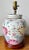 Classic 'Tobacco Leaf' Chinoiserie Lamp-Wood Pedestal Base For Sale - Image 4 of 8