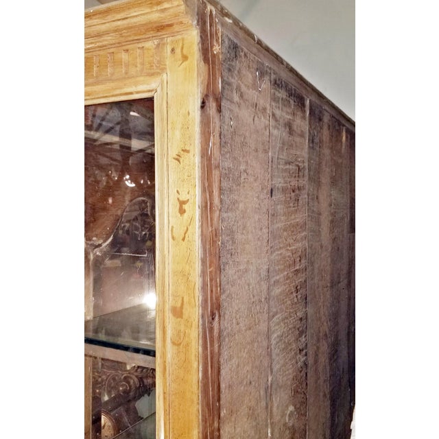 18th C. French Country Louis XVI Vitrine Biblioteque For Sale - Image 12 of 15