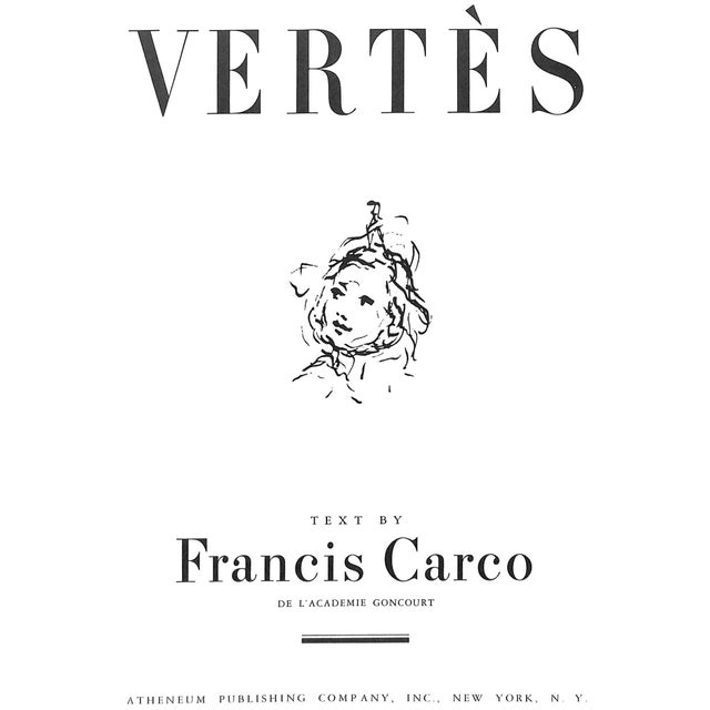 CARCO, Francis [169] pp. w/ original pen & ink drawing of a naked woman by Vertes inscribed to his friend Steven Lion...