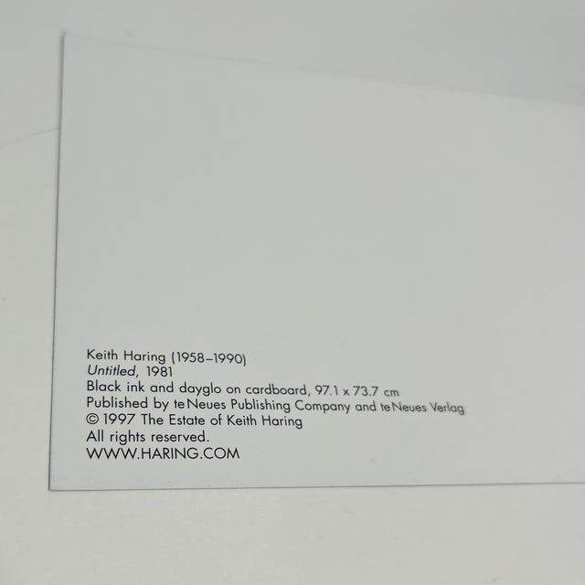 1980s 1980s Keith Haring Postcards Set of 4 For Sale - Image 5 of 11