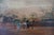 Wood Circa 1967 Charles Apt Thoroughbred Paddock Oil Painting—Gallery Framed For Sale - Image 7 of 16