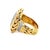 Late 20th Century John Hardy Pave Diamond Ring Signet Classic Chain Style Oval 18k Gold For Sale - Image 5 of 7
