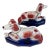 Late 19th Century Staffordshire Dogs Pen Holder, a Pair For Sale