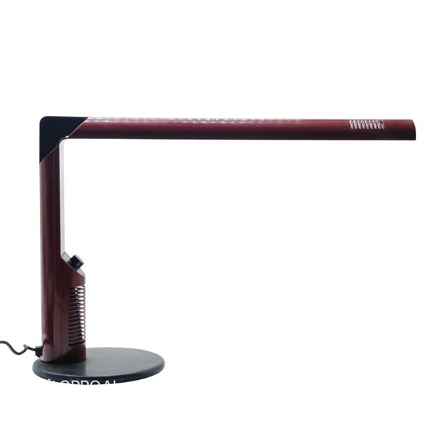 Iconic Abele table lamp, designed by master designer Gianfranco Frattini in the 1980s and manufactured by Luci Italia...