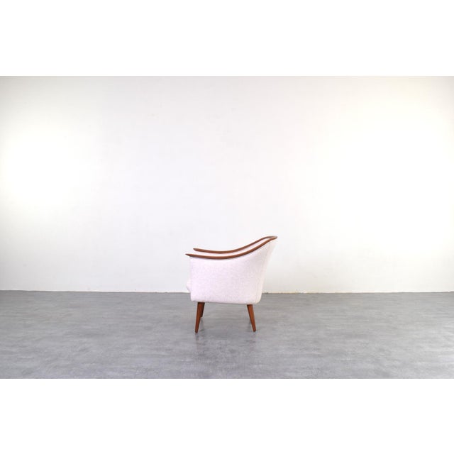 Beige Mid-Century Modern Norwegian Teak Chairs by Fredrik A. Kayser for Vatne Lenestolfabrikk, 1960s, Set of 2 For Sale - Image 8 of 16