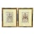 Pair of Framed 18th-Century Hand-Colored English Armorial Engravings – Belasyse and Berkeley. For Sale