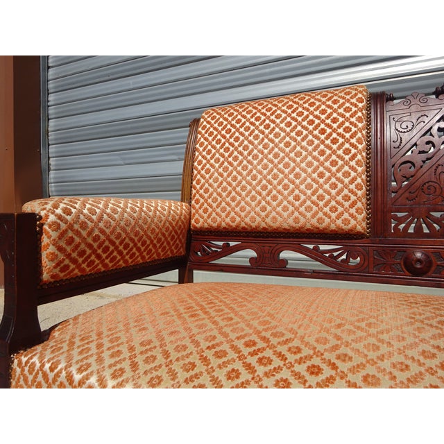 Louis XV Two-Seater Bench, 1950s For Sale - Image 3 of 18