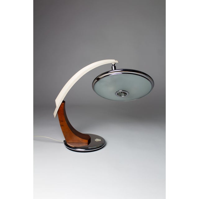 Tiburon Shark Desk Lamp by Luis Perez De La Oliva, Grin, Spain, 1960s, in Good conditions. Designed 1960 to 1969 This...