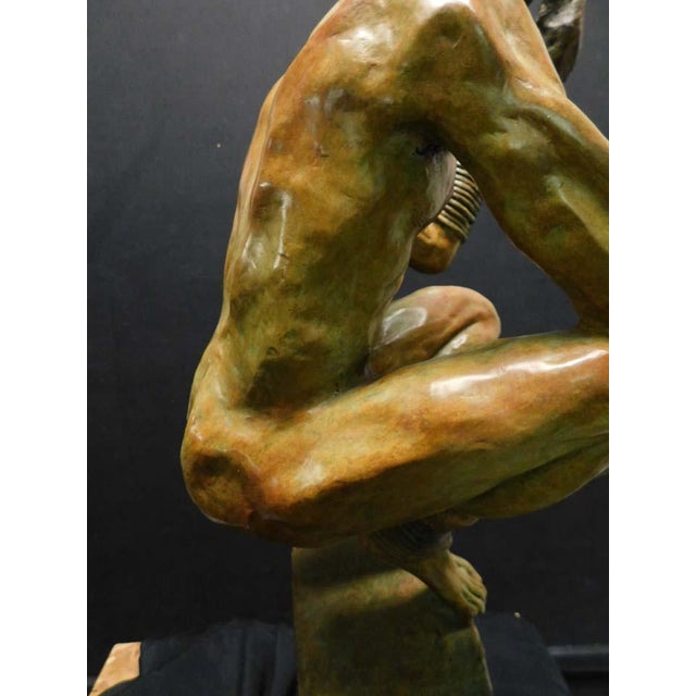 Renzo "A Solid Thought" Bronze Sculpture Hand Signed Great Decoration Artwork For Sale In Denver - Image 6 of 18