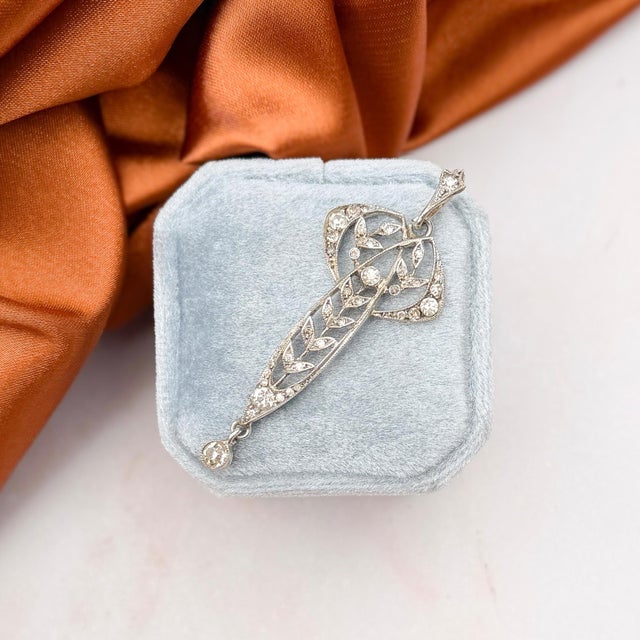 This lovely pendant was created in c.1900, most likely in Austria or Germany. Condition Report: Very Good - A tiny element...