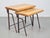 Brutalist Brutalist Cast Iron and Oak Nesting Tables, 1970s, Set of 2 For Sale - Image 3 of 16