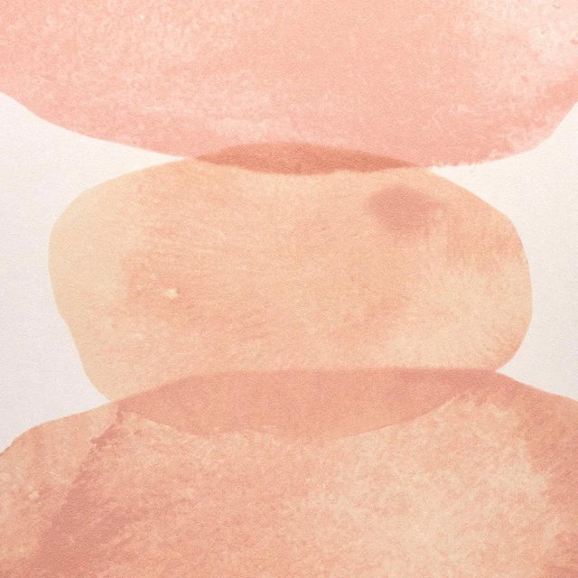 Schumacher Sample - Schumacher x BACKDROP Hyperion Wallpaper in Peach For Sale - Image 4 of 6