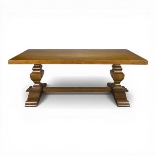 Vintage Oak Monastery Table For Sale