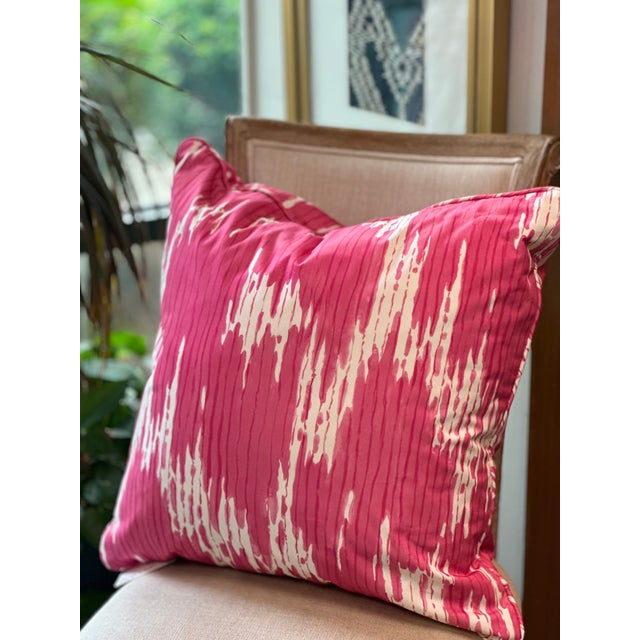 This set of 24x24 pink pillows can be a beautiful addition to just about any space! Insert included. Actual colors may...