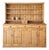 Antique English Pine Dresser Base & Plate Rack - Circa 1870 For Sale
