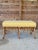Early 21st Century Schumacher Faux Bamboo Upholstered Bench For Sale - Image 12 of 12