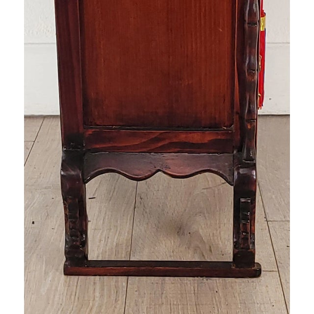 19th Century Chinese Medicine Cabinet in Elm For Sale In San Francisco - Image 6 of 12