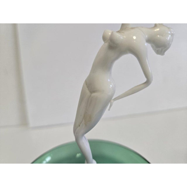 Murano: Art Nouveau ring holder or trinket tray H15 x 10 cm