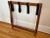 Brown Hotel Cabana Style Folding Luggage Rack, Mahogany For Sale - Image 8 of 11